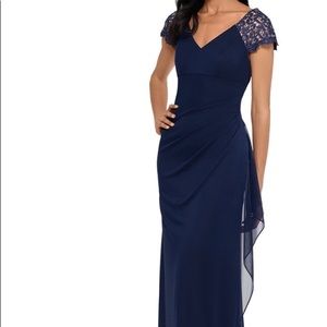 NWT X by Xscape Lace Sleeve Dress